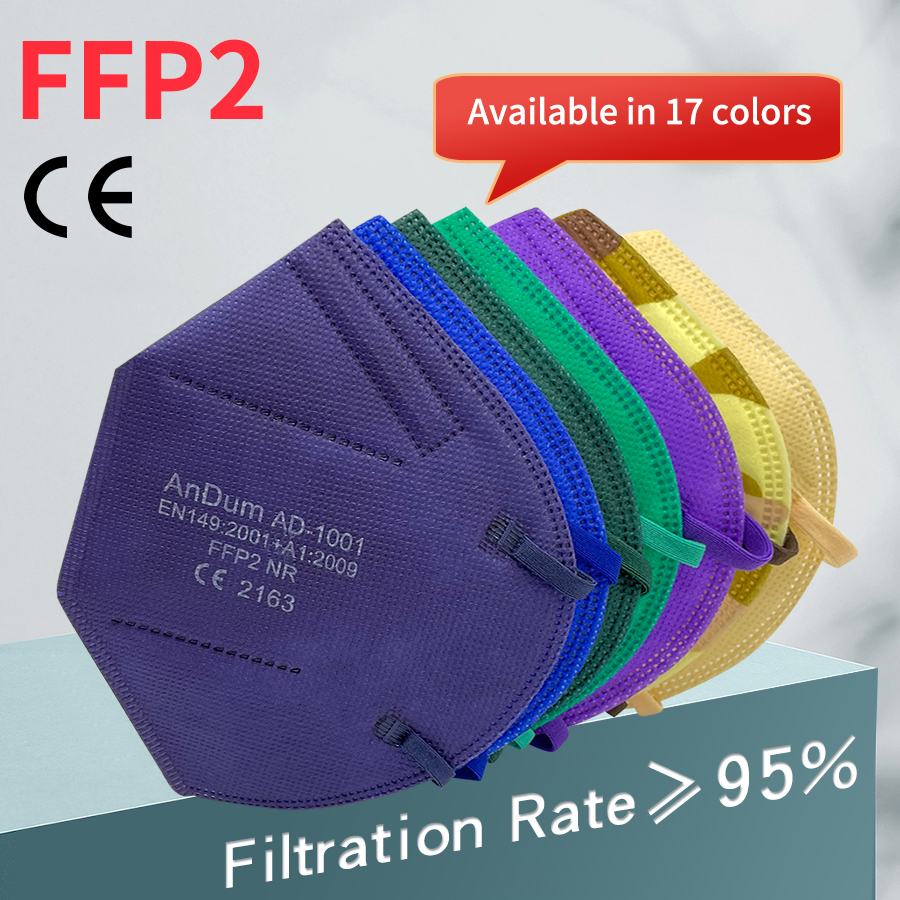 Anti Pollution Mask - 10PCS FFP2 Mask CE Approved Filtering
