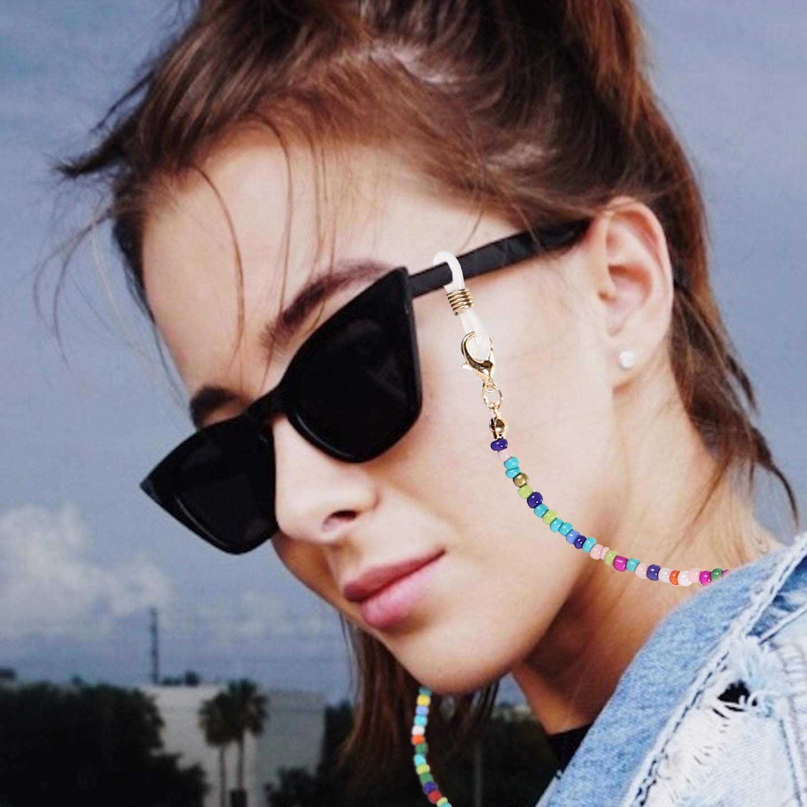 5Pcs Eyeglass Chains for Women - Mask Chain Holder ulasan dan harga