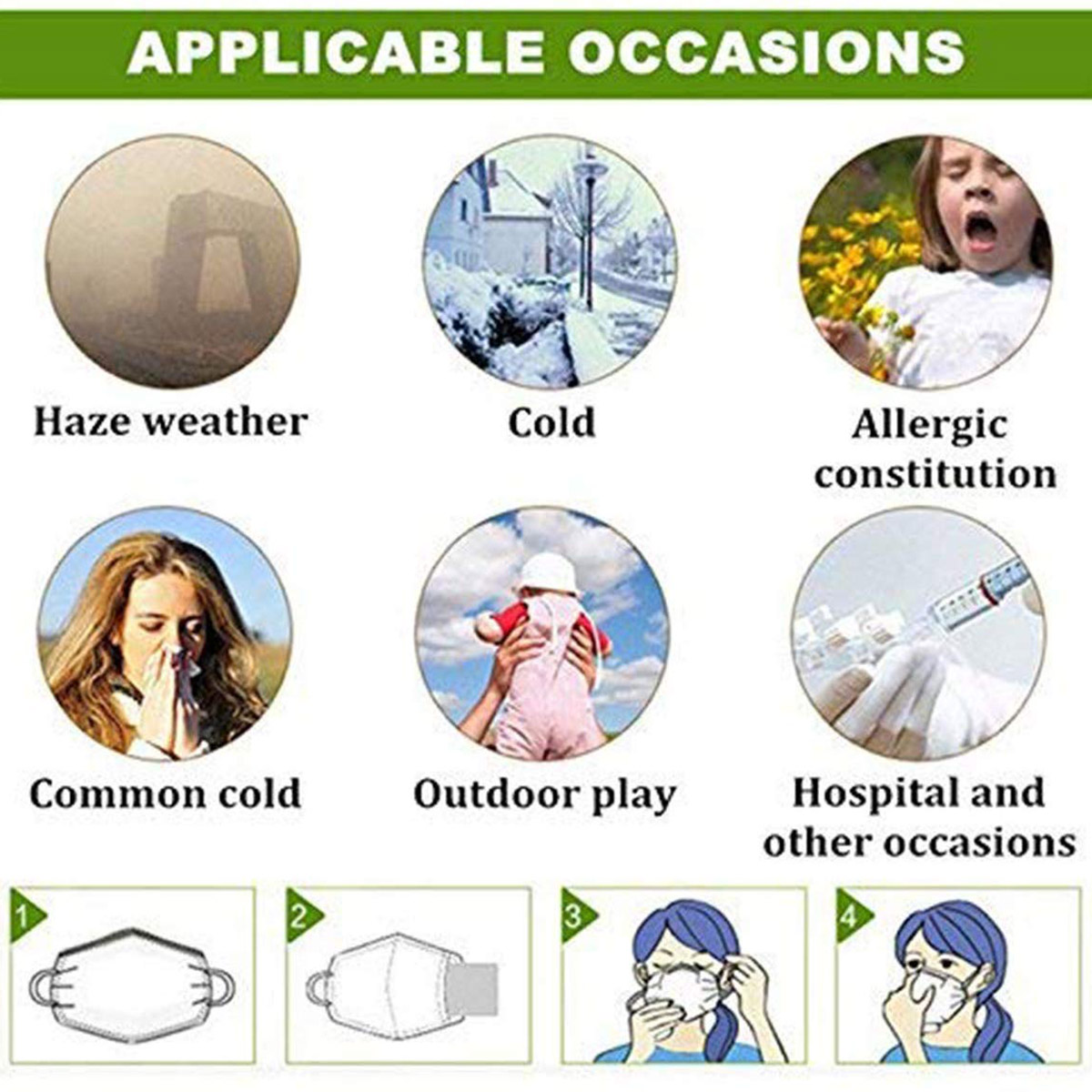 Adjustable Face Mask Anti-dust - Pm2.5 Filter Insert ulasan dan harga