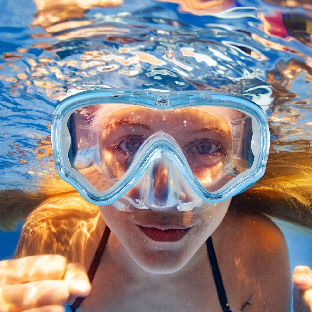 Unisex PC Glass Kids Swim Gogg - Anti Pollution Mask ulasan dan harga
