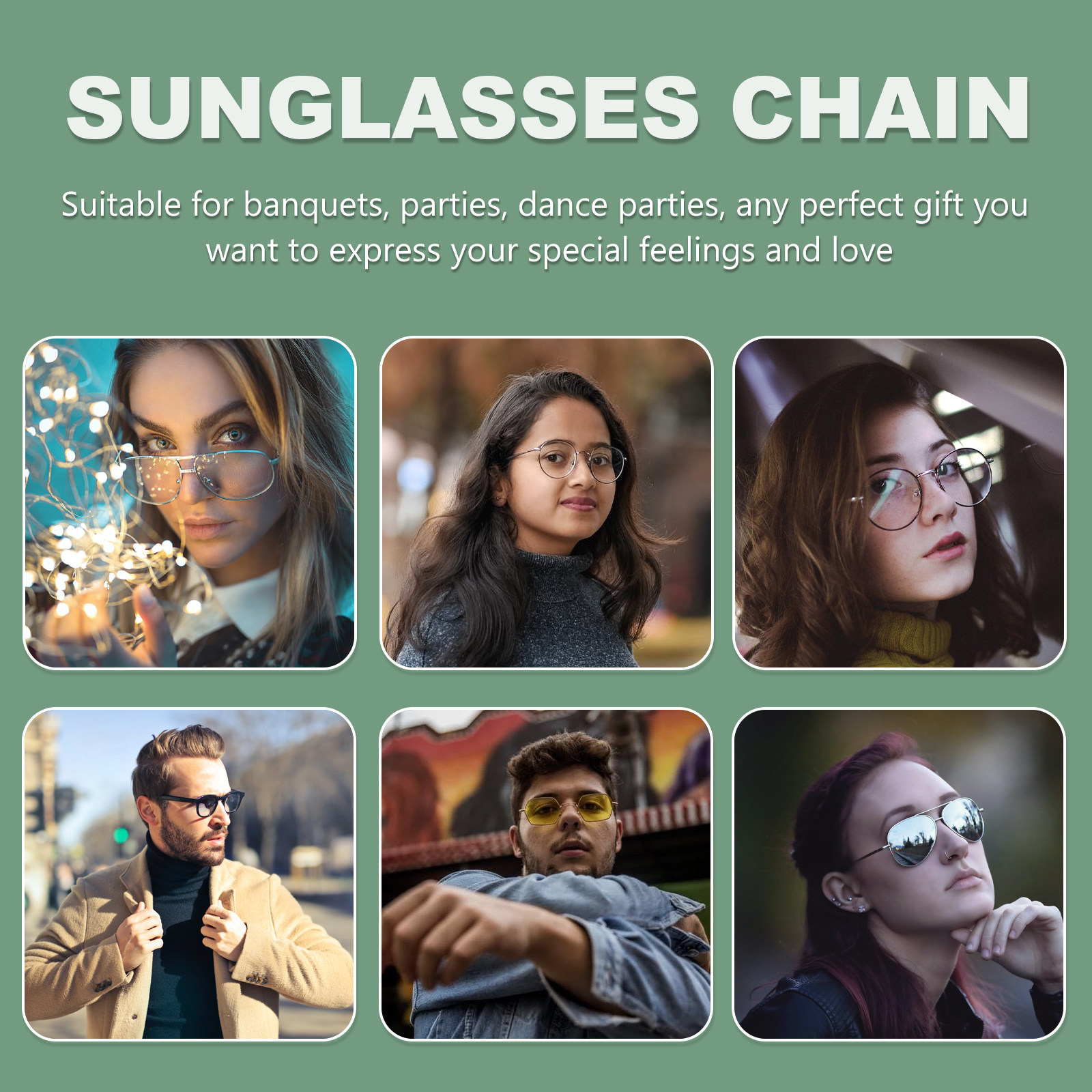 1Pcs Pearl Glasses Chain Styli - Mask Chain Holder ulasan dan harga
