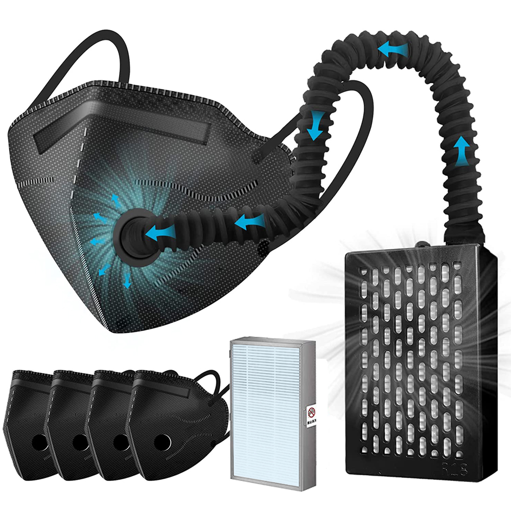 Electric KN95 Mask with Fan -  - Kn95 Respirator Mask ulasan dan harga