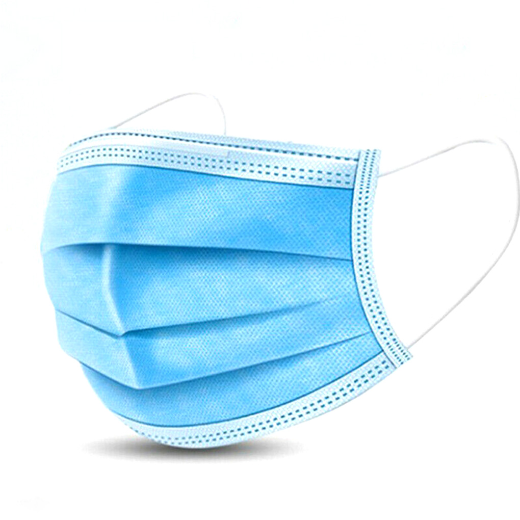 50piece Safe And Professional  - Disposable Mask Blue ulasan dan harga