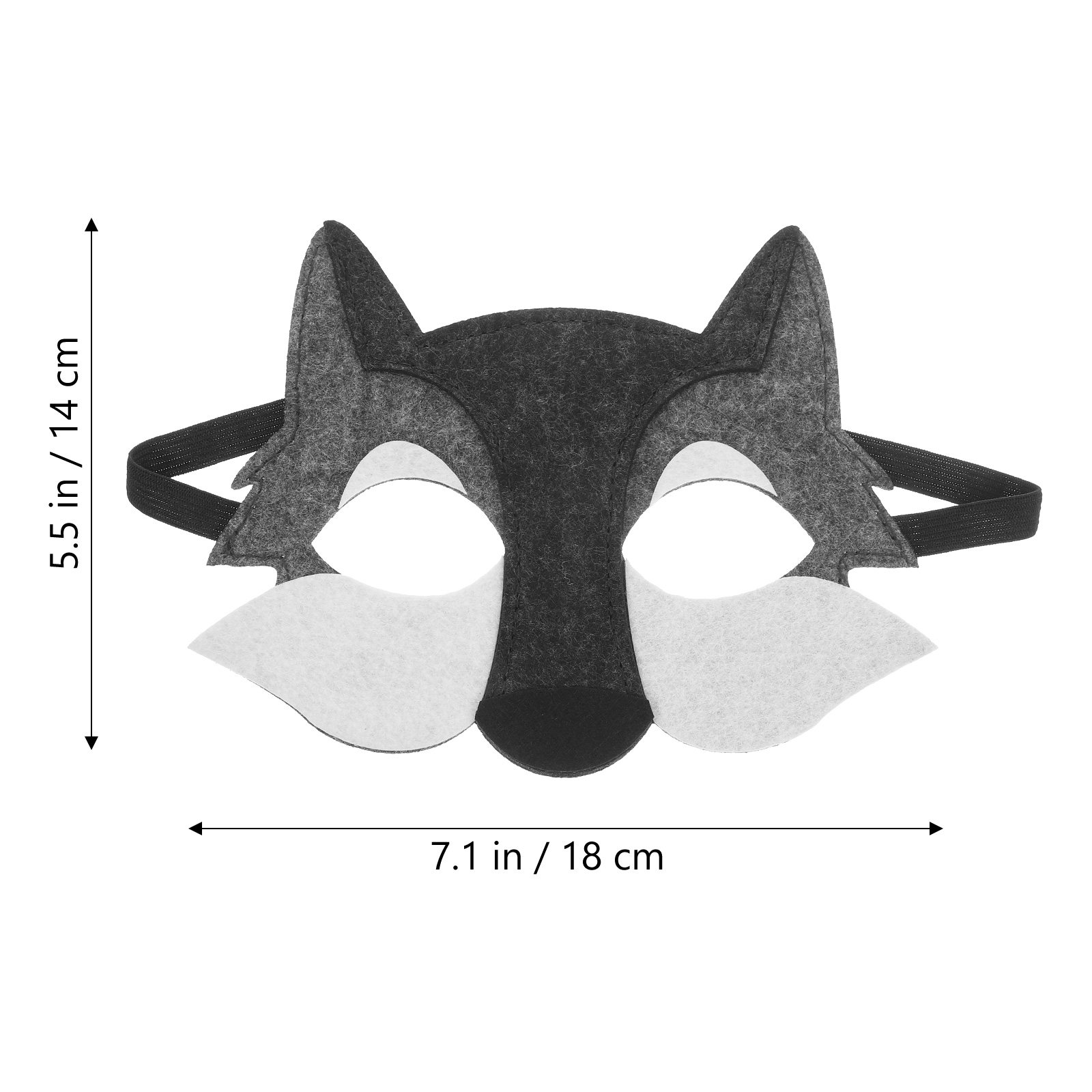 3Pcs Wolf Head Mask Kids Carto - Kids Face Mask ulasan dan harga