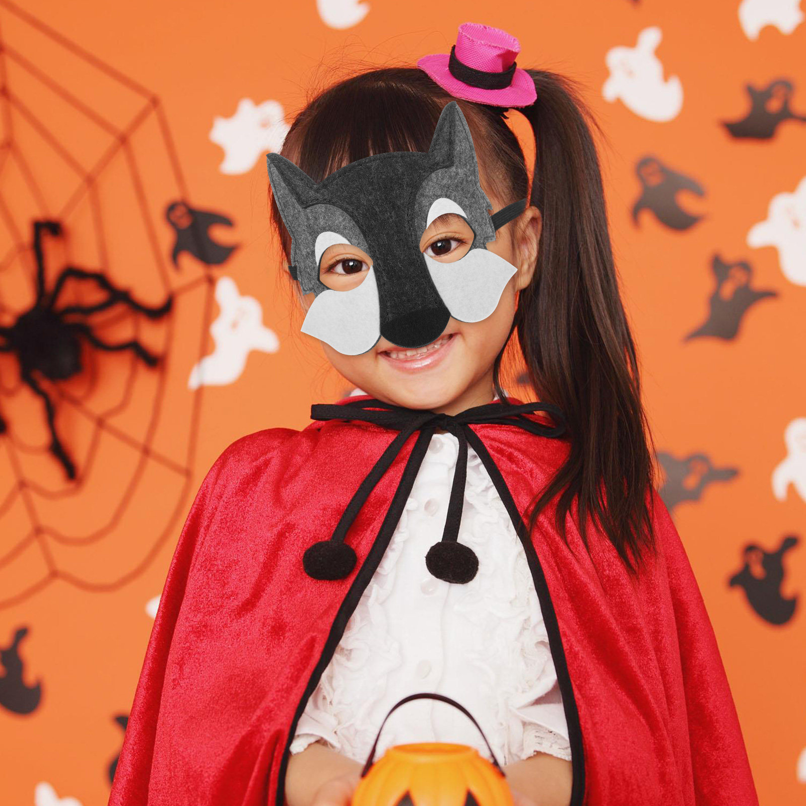 3Pcs Wolf Head Mask Kids Carto - Kids Face Mask ulasan dan harga