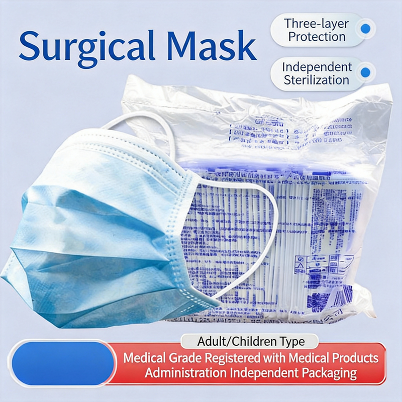 100/200pcs Nipah Virus Persona - Disposable Surgical Mask ulasan dan harga
