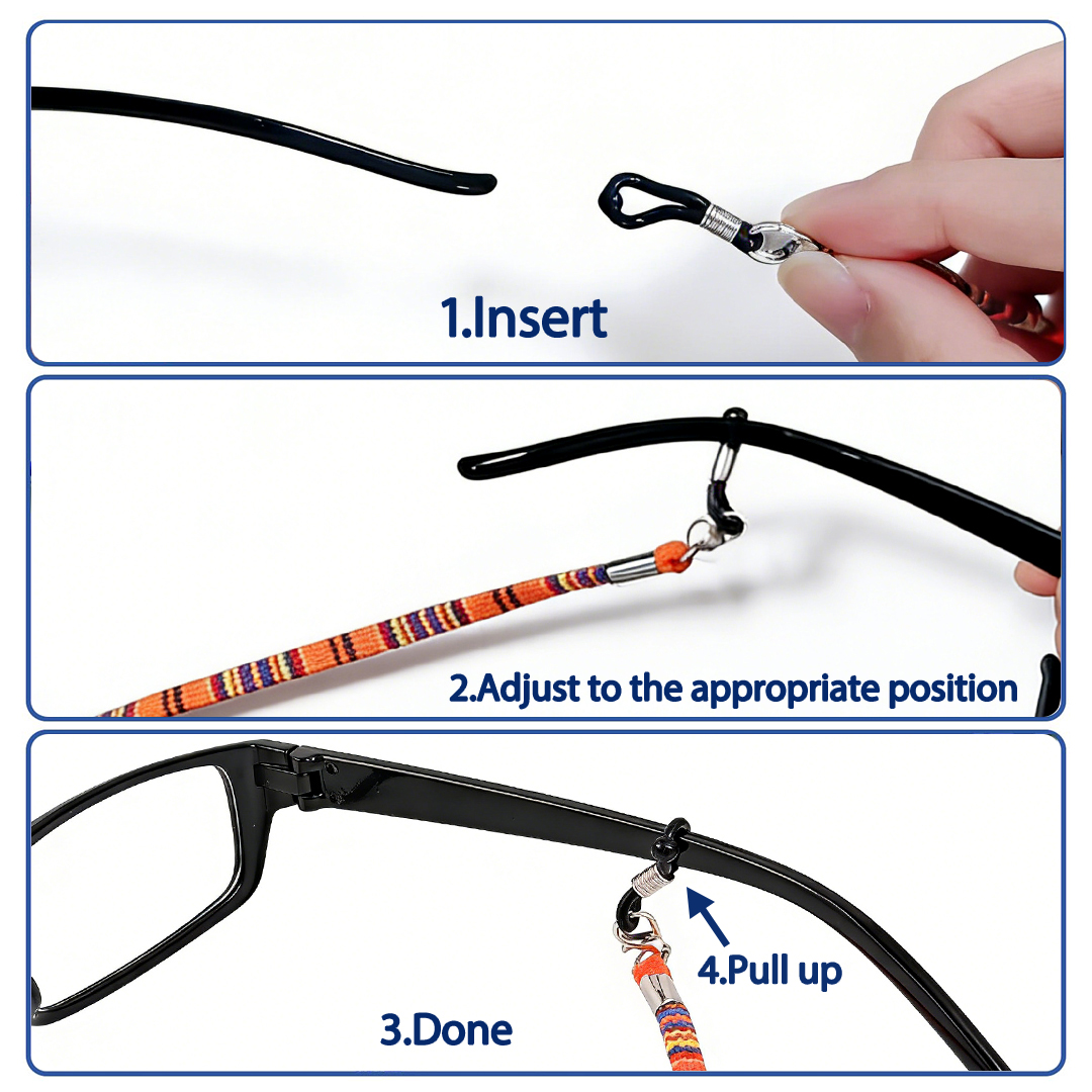 Eye Glasses String Holder Stra - Mask Lanyard Adjustable ulasan dan harga