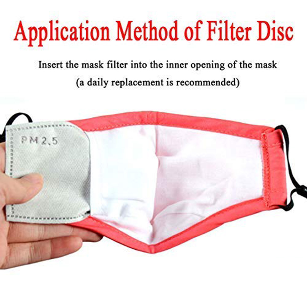 20pcs Fine Denier Face Mask Fi - Pm2.5 Filter Insert ulasan dan harga