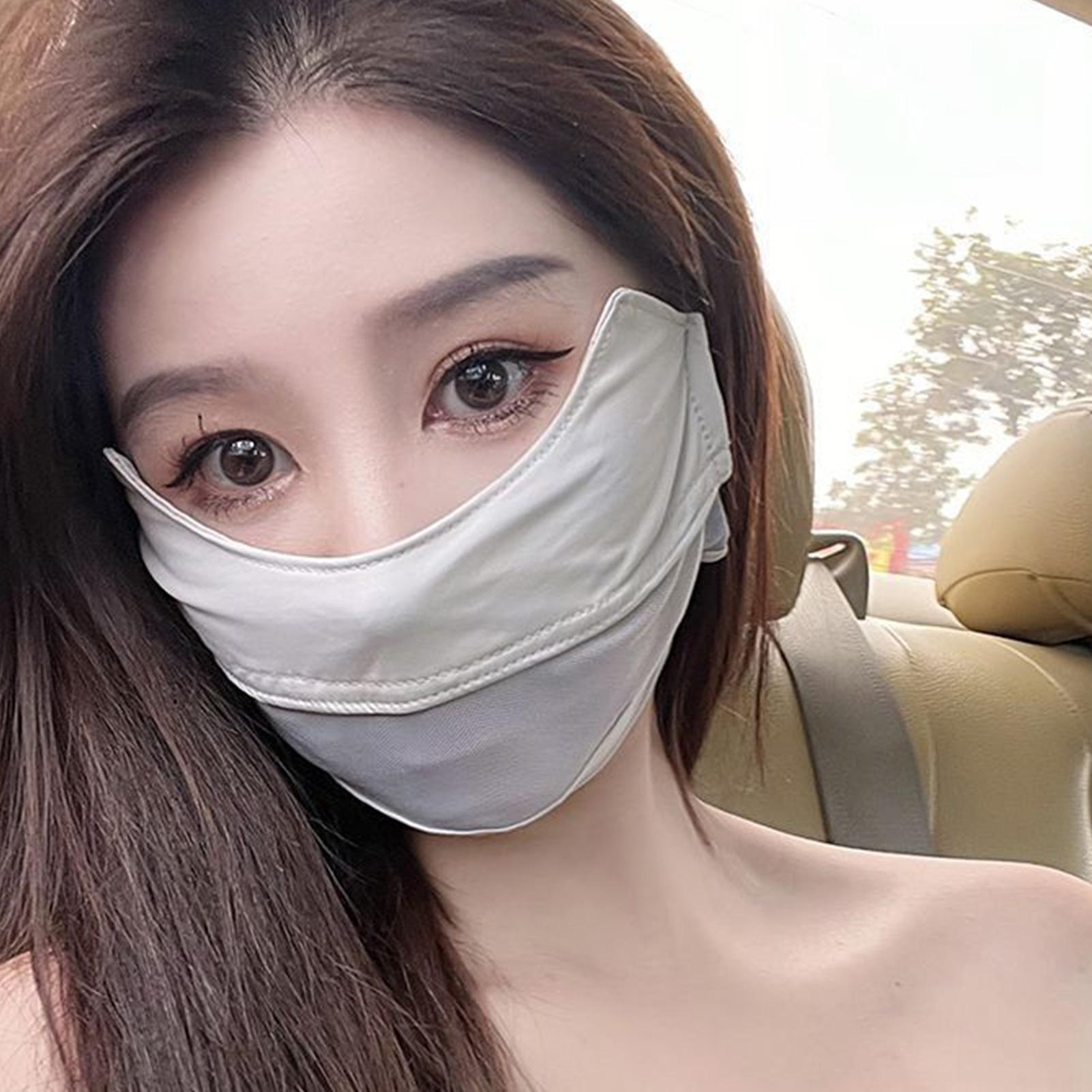 Cooling Face Cover   Sun Prote - Sports Mask Breathable ulasan dan harga