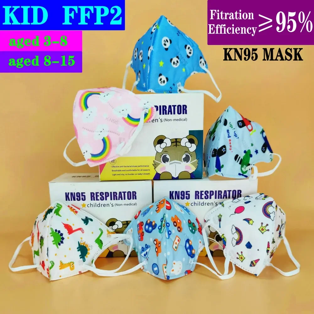 FFP2 CE Mask KN95 Child Childr - Disposable Surgical Mask ulasan dan harga