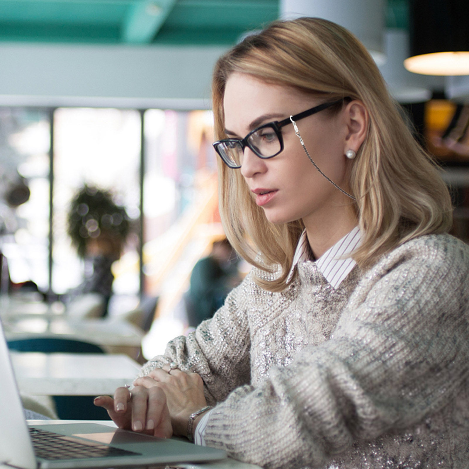 1Pcs Mask Lanyard Glasses Hold - Mask Chain Holder ulasan dan harga
