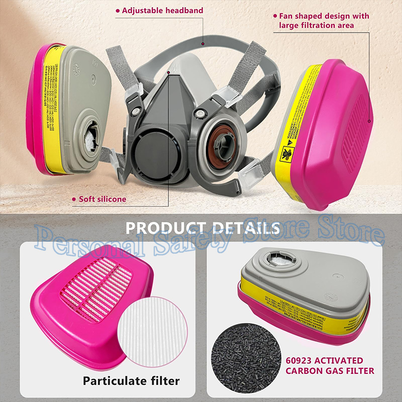 6200 Respirator Mask for Chemi - Face Mask Storage Box ulasan dan harga