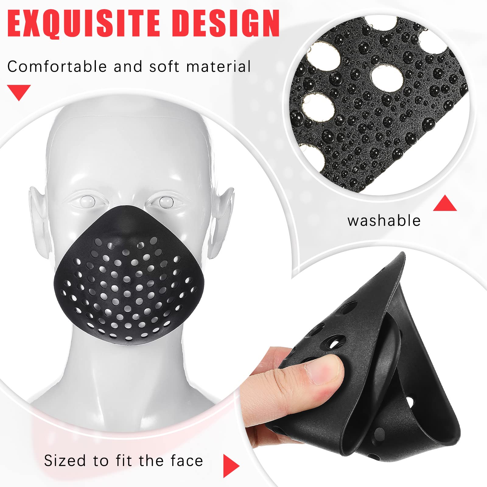 Half Face Bracket Silicone Mas - Silicone Mask Bracket ulasan dan harga