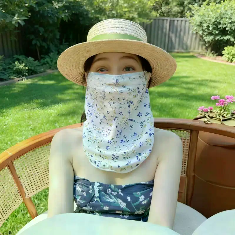 Flowers Summer Sunscreen Mask  - Kids Face Mask ulasan dan harga