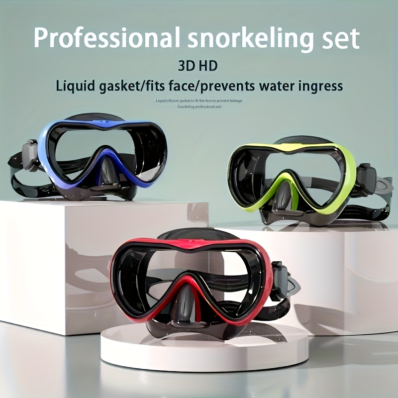 Adult Snorkel Mask, HD Tempere - Silicone Mask Bracket ulasan dan harga